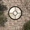 Image de Vidaxl Lustre de Jardin, Noir, 40X4 Cm, Cadre Rond en Fer