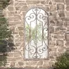 Image de Miroir de jardin Sable 100x45cm Fer pour utilisation extérieure