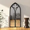 Image de vidaXL Miroir Noir 70x30 cm Fer pour utilisation à l'intérieur
