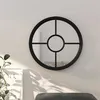 Image de vidaXL Miroir Noir 40x4 cm Fer pour utilisation à l'intérieur