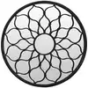 Image de Miroir Rond Noir 40x3 cm Fer pour Usage Intérieur