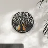 Image de vidaXL Miroir Noir 40x2,5 cm Fer pour utilisation à l'intérieur 3093540
