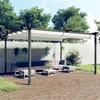 Image de vidaXL Tonnelle de Jardin avec Toit Rétractable Belvédère de Terrasse Pavillon de Patio Tente de Réception Chapiteau 318537