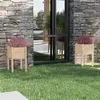 Image de vidaXL Jardinières d'extérieur 2 pcs 40x40x70 cm Bois de pin massif