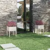 Image de vidaXL Jardinières 2 pcs Blanc 50x50x70 cm Bois de pin massif
