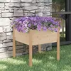 Image de Jardinière d extérieur 70x70x70 cm bois de pin massif