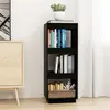 Image de vidaXL Bibliothèque/Séparateur de pièce noir 40x35x103 cm pin massif810848