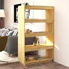 Image de Bibliothèque Séparateur de pièce 80x35x135cm bois de pin massif