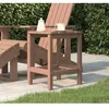 Image de vidaXL Table de jardin Adirondack Marron 38x38x46 cm PEHD