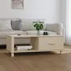 Image de Table basse HAMAR Marron miel 100x55x35 cm Bois massif de pin