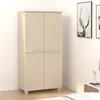 Image de vidaXL Garde-Robe Armoire à Vêtements Organisateur de Vêtements Meuble de Rangement Chambre à Coucher Marron Miel 89x50x180 cm Bois Massif de Pin
