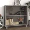 Image de Buffet HAMAR Gris clair 85x35x80 cm Bois massif de pin