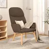 Image de vidaXL Chaise de relaxation Taupe Tissu340999