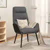 Image de vidaXL Fauteuil relax tissu gris clair