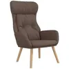 Image de vidaXL Fauteuil relax tissu taupe