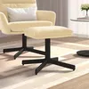 Image de vidaXL Tabouret 60x60x36 cm velours crèmeblanc341635