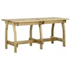 Image de Table de jardin 160x74x75 cm Bois de pin imprégné