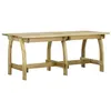 Image de vidaXL Table de jardin 220x74x75 cm Bois de pin imprégné