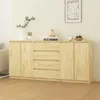 Image de Armoires latérales 3 pcs Bois de pin massif
