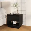 Image de vidaXL Table de chevet Noir 45x34x44 cm bois d'ingénierie809514