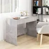 Image de vidaXL Bureau Gris béton 101x50x76,5 cm Aggloméré