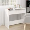 Image de Table console Blanc 89x41x76,5 cm Acier