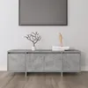 Image de Meuble TV gris béton 120x30x40,5 cm bois d ingénierie