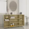 Image de vidaXL Buffet chêne sonoma 120x30x75 cm bois d'ingénierie809623