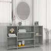 Image de vidaXL Dressoir 120x30x75 cm bewerkt hout betongrijs809624