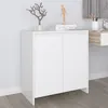 Image de Buffet Blanc 70x41x75 cm Bois d ingénierie
