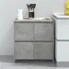 Image de vidaXL Buffet Gris béton 70x41x75 cm Bois d'ingénierie