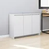 Image de Buffet Blanc 102x33x75 cm Bois d ingénierie
