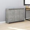 Image de Buffet Gris béton 102x33x75 cm Bois d ingénierie