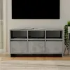 Image de vidaXL Meuble TV, Armoire de Télévision avec 3 Tiroirs et 3 Compartiments, Meuble Télé avec Rangement Salle de Séjour, Gris Béton Bois d'Ingénierie