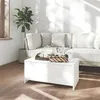 Image de vidaXL Table basse blanc 90x50x41,5 cm bois d'ingénierie809818