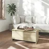 Image de vidaXL Table basse chêne sonoma 90x50x41,5 cm bois d'ingénierie809821