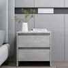 Image de vidaXL Table de chevet gris béton 45x34,5x44,5 cm bois d’ingénierie809853