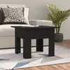 Image de Table basse noir 55x55x42 cm bois d ingénierie