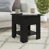 Image de vidaXL Table basse noir 40x40x42 cm bois d'ingénierie810272