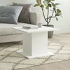 Image de Table basse blanc 55,5x55,5x40 cm bois d ingénierie