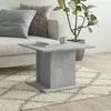 Image de Table basse gris béton 55,5x55,5x40 cm bois d ingénierie