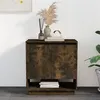Image de vidaXL Buffet Chêne fumé 70x41x75 cm Bois d'ingénierie812990