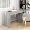 Image de vidaXL Bureau Sonoma gris 101x50x76,5 cm Aggloméré