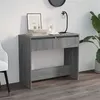 Image de vidaXL Table console sonoma gris 89x41x76,5 cm bois d'ingénierie813000