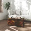 Image de vidaXL Table basse Chêne fumé 90x50x41,5 cm Bois d'ingénierie813029