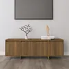 Image de Meuble TV Chêne marron 120x30x40,5 cm Bois d ingénierie