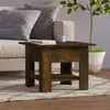 Image de vidaXL Table basse chêne fumé 55x55x42 cm bois d'ingénierie