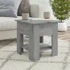 Image de Table basse Sonoma gris 40x40x42 cm Bois d ingénierie