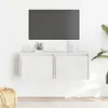 Image de Armoires murales 2 pcs Blanc 45x30x35 cm Bois de pin massif