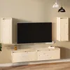 Image de Armoires murales 2 pcs 30x30x80 cm Bois de pin massif